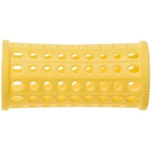 BIGODINI PLASTICA 28mm x10 GIALLO