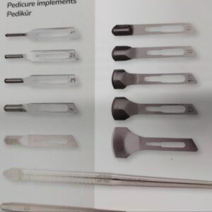 LAME SGORBIE BISTURI PER PEDICURE STERILIZZATE VARIE MISURE