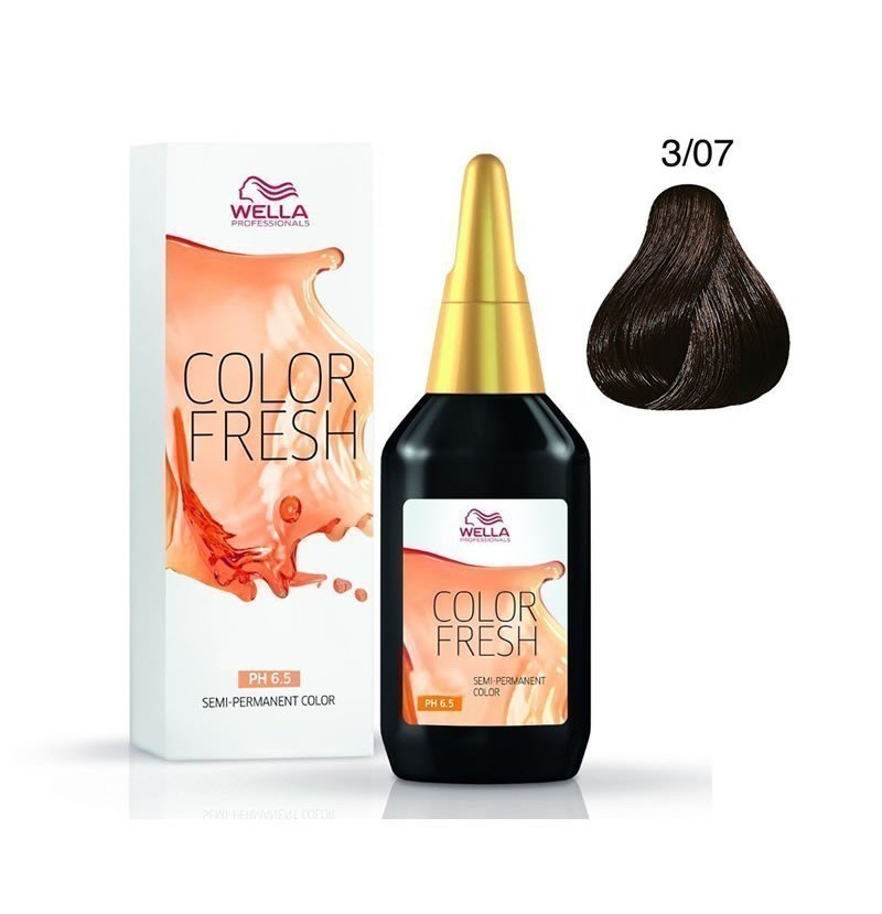 COLOR FRESH 3/07 CASTANO SCURO NATURALE 75ml WELLA