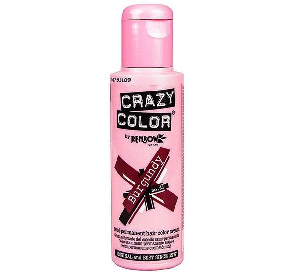 CRAZY COLOR 61 BURGUNDY 100ML