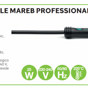 MAREB FERRO ARRICCIACAPELLI OVALE CERAMICA PROFESSIONAL