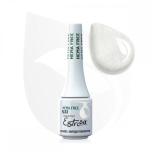 ESTROSA HEMA FREE SEMIPERMANENTE 533 BIANCO GLITTER 7ml