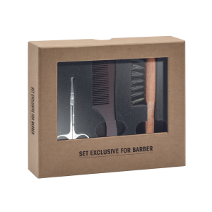 SET PER BAFFI&BARBA (SPAZZOLA/PETTINE/FORBICI) XANITALIA