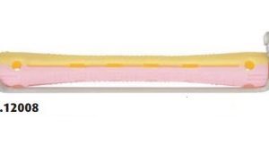 BIGODINI PERMANENTE GIALLO/ROSA 8mm x 12pz  #12008